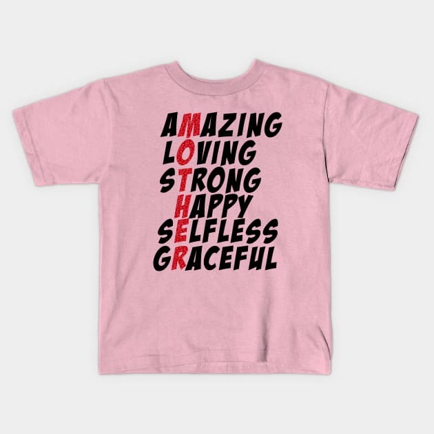 mothers day classic t shirts Kids T-Shirt by farroukbouhali